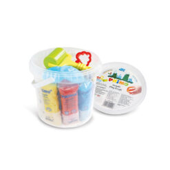 Galetusa plastilina Morocolor Primo, 10 culori, 8 accesorii, 100 g