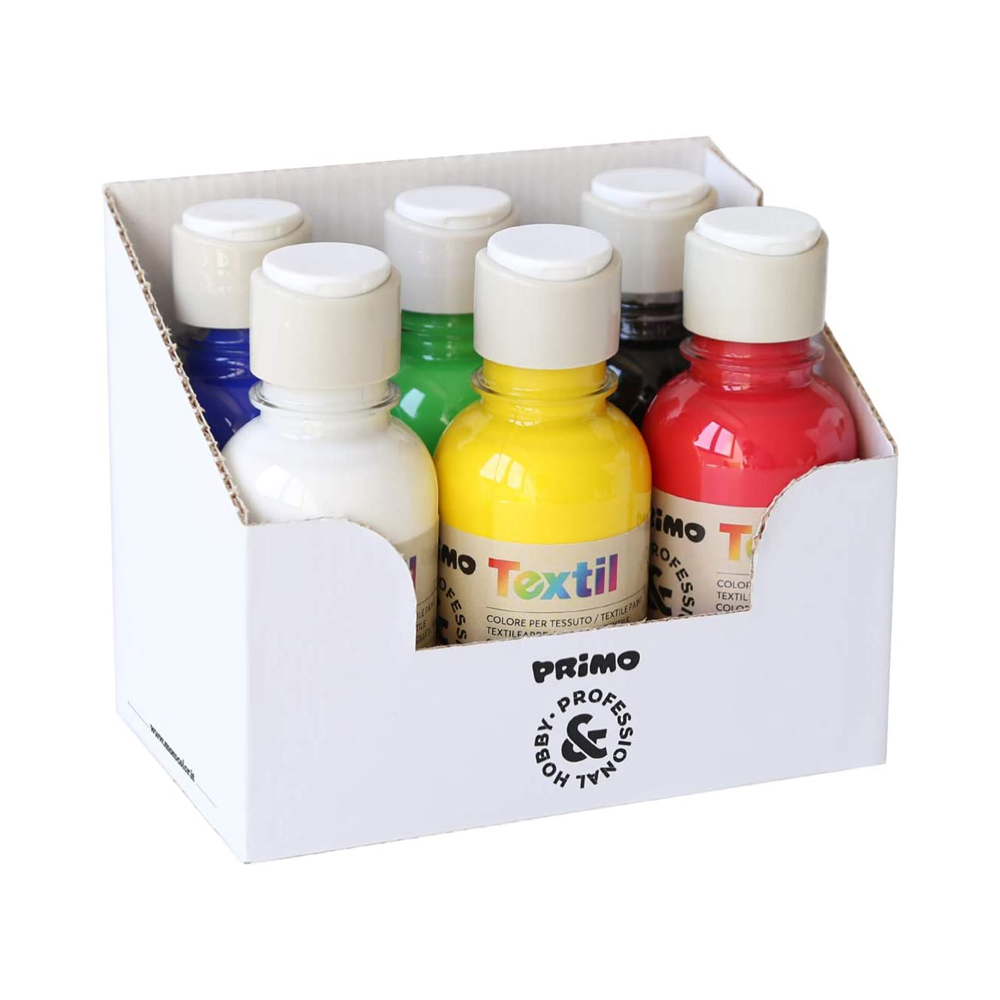 Set tempera textile Morocolor Primo, 6 culori, 125 ml Set tempera textile Morocolor Primo, 6 culori, 125 ml