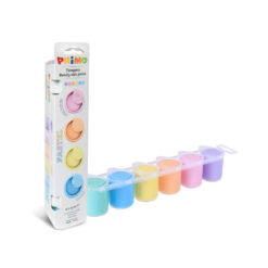 Set tempera Morocolor Primo, 6 culori pastel, 25 ml