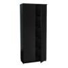 Dulap inalt Office Line, PAL, negru, 80x36x185 cm