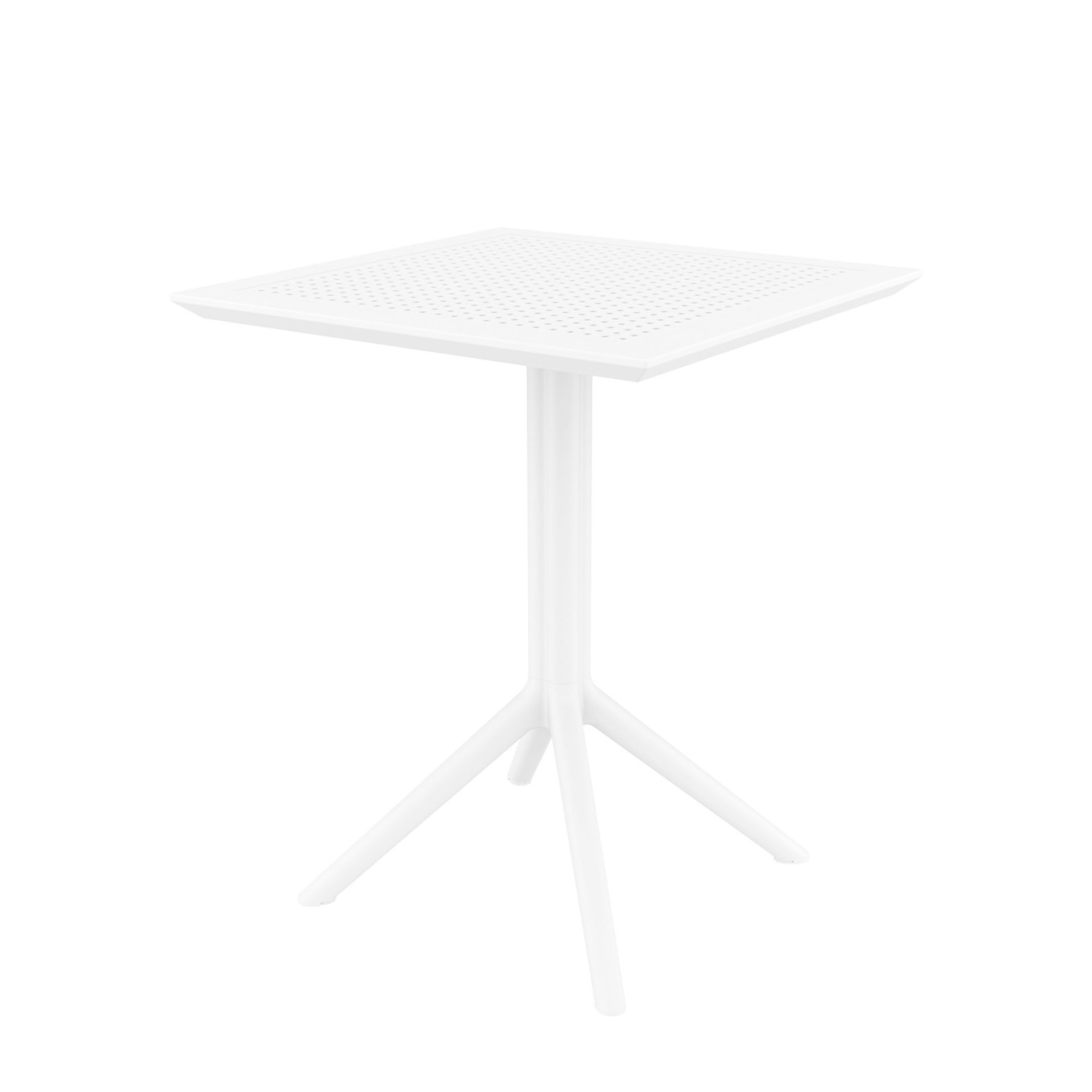 Masa pliablia, alba, plastic, 60x60 cm Masa pliablia, alba, plastic, 60x60 cm
