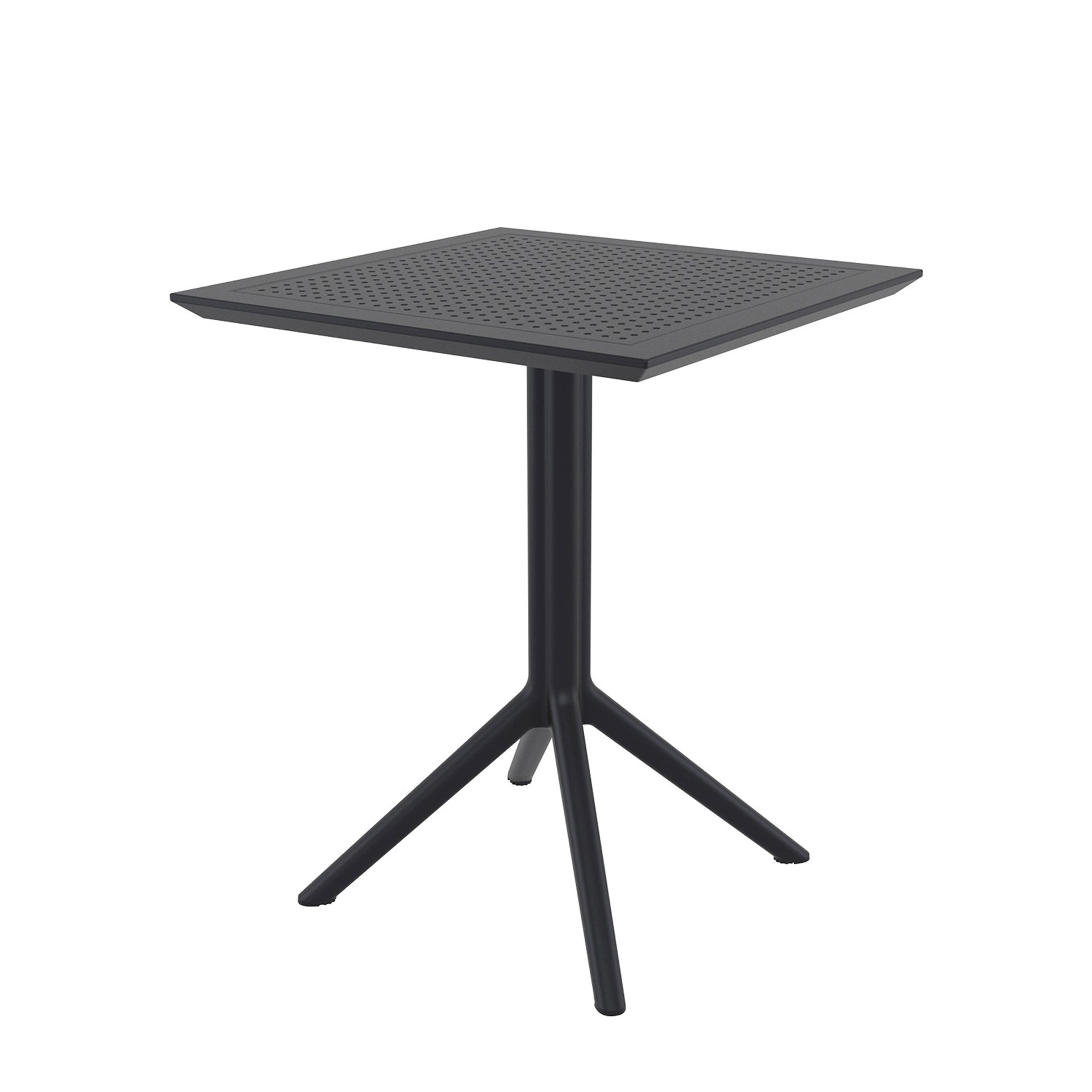 Masa pliablia, neagra, plastic, 60x60 cm Masa pliablia, neagra, plastic, 60x60 cm