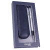 Set stilou pix etui piele Online Eleganza argintiu accesorii