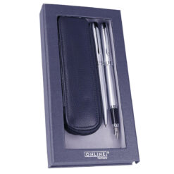 Set stilou pix etui piele Online Eleganza argintiu accesorii