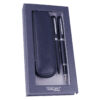 Set stilou pix negru Online Eleganza, accesorii etui piele si cutie