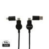 Oakland RCS recycled plastic 6-in-1 fast charging 45W cable Oakland RCS recycled plastic 6-in-1 fast charging 45W cable