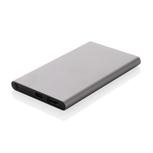RCS recycled plastic/aluminum 4000 mah powerbank with type C RCS recycled plastic/aluminum 4000 mah powerbank with type C