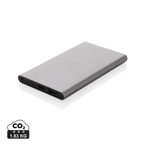 RCS recycled plastic/aluminum 4000 mah powerbank with type C RCS recycled plastic/aluminum 4000 mah powerbank with type C