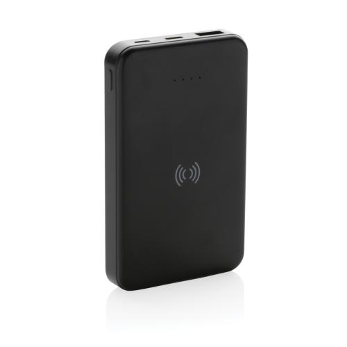 RCS recycled plastic 5.000 mAh 5W wireless powerbank RCS recycled plastic 5.000 mAh 5W wireless powerbank