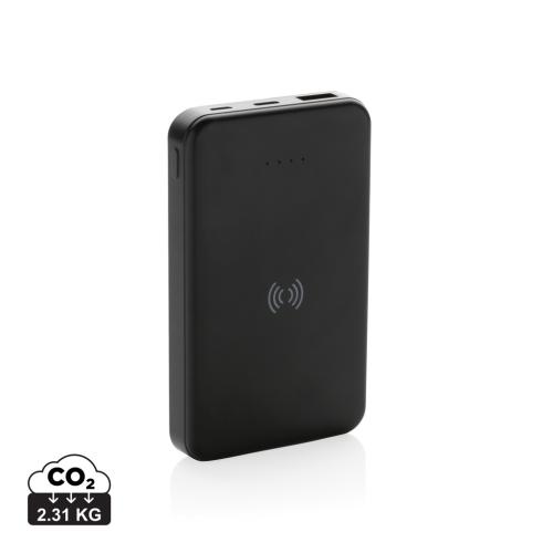 RCS recycled plastic 5.000 mAh 5W wireless powerbank RCS recycled plastic 5.000 mAh 5W wireless powerbank