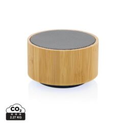 RCS recycled plastic and bamboo 3W wireless speaker RCS recycled plastic and bamboo 3W wireless speaker