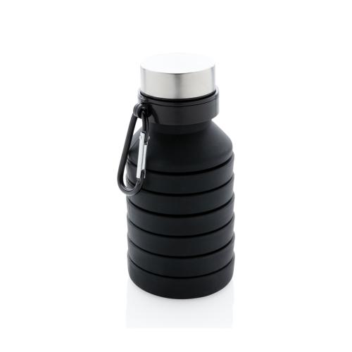 Leakproof collapsible silicone bottle with lid Leakproof collapsible silicone bottle with lid