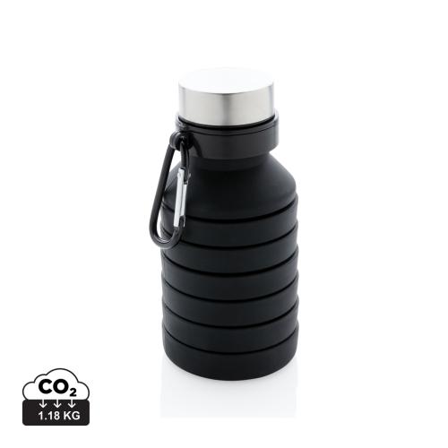 Leakproof collapsible silicone bottle with lid Leakproof collapsible silicone bottle with lid