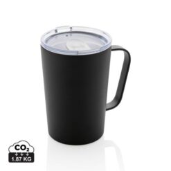 RCS Recycled stainless steel modern vacuum mug with lid RCS Recycled stainless steel modern vacuum mug with lid