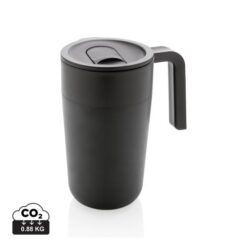 GRS Recycled PP and SS mug with handle GRS Recycled PP and SS mug with handle