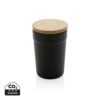 GRS certified recycled PP mug with bamboo lid GRS certified recycled PP mug with bamboo lid