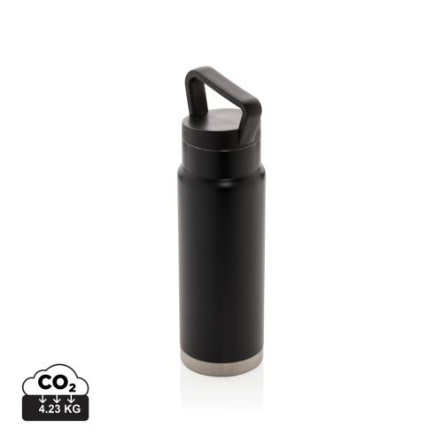 Leakproof vacuum on-the-go bottle with handle Leakproof vacuum on-the-go bottle with handle
