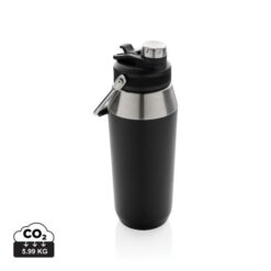Vacuum stainless steel dual function lid bottle 1L Vacuum stainless steel dual function lid bottle 1L