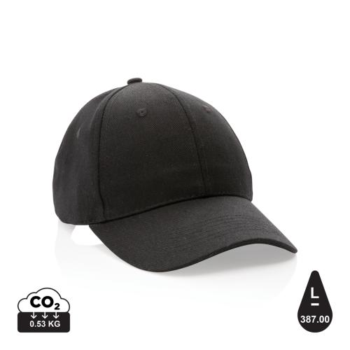 Impact 6 panel 280gr Recycled cotton cap with AWARE™ tracer Impact 6 panel 280gr Recycled cotton cap with AWARE™ tracer