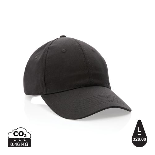Impact 6 panel 190gr Recycled cotton cap with AWARE™ tracer Impact 6 panel 190gr Recycled cotton cap with AWARE™ tracer
