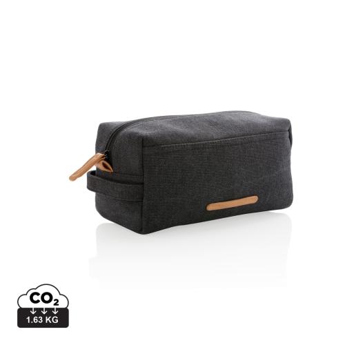 Canvas toiletry bag PVC free Canvas toiletry bag PVC free