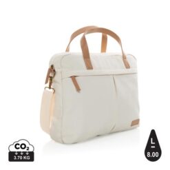 Impact AWARE™ 16 oz. recycled canvas laptop bag