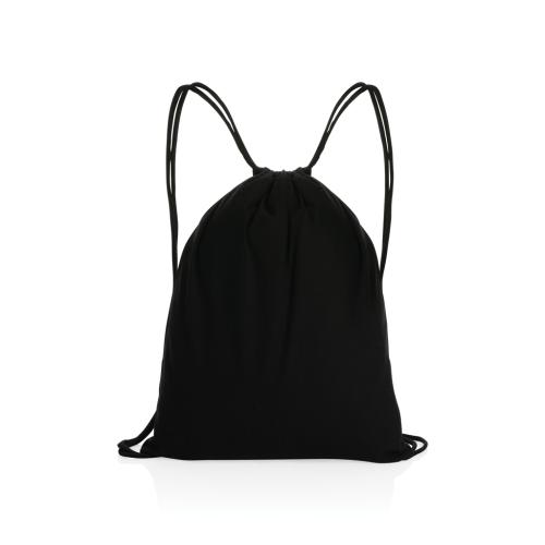 Impact AWARE™ recycled cotton drawstring backpack 145g Impact AWARE™ recycled cotton drawstring backpack 145g
