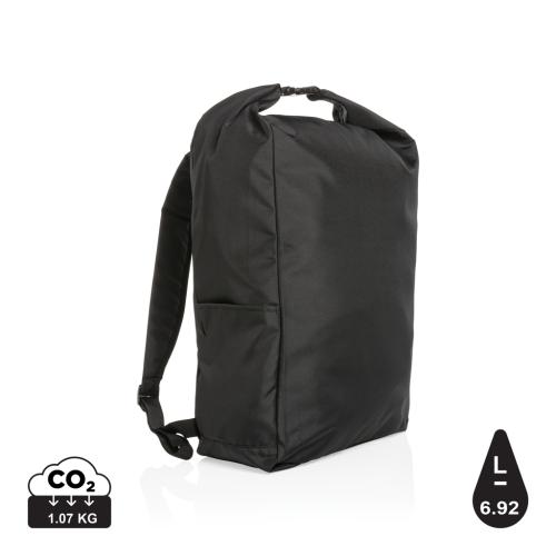 Impact AWARE™ RPET lightweight rolltop backpack Impact AWARE™ RPET lightweight rolltop backpack