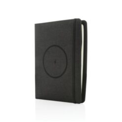 Air 5W wireless charging notebook with 5000mAh powerbank