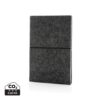 GRS certified recycled felt A5 softcover notebook GRS certified recycled felt A5 softcover notebook