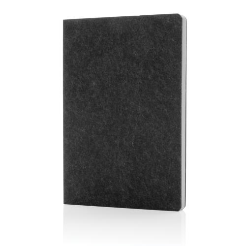 Phrase GRS certified recycled felt A5 notebook Phrase GRS certified recycled felt A5 notebook
