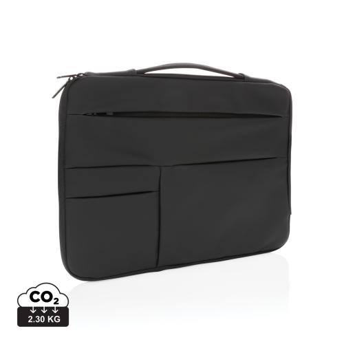 Smooth PU 15.6" laptop sleeve with handle Smooth PU 15.6" laptop sleeve with handle