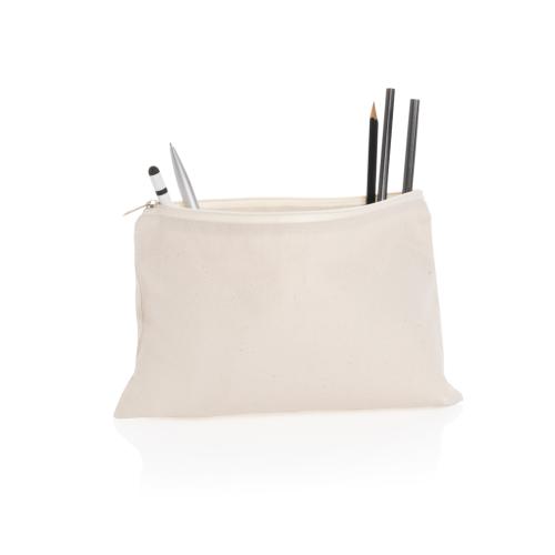 Impact Aware™ 285 gsm rcanvas pencil case undyed Impact Aware™ 285 gsm rcanvas pencil case undyed