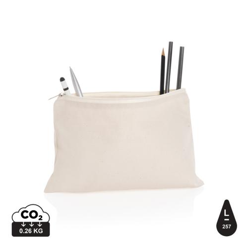 Impact Aware™ 285 gsm rcanvas pencil case undyed Impact Aware™ 285 gsm rcanvas pencil case undyed