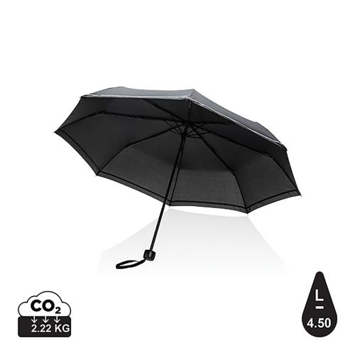 20.5"Impact AWARE™ RPET 190T pongee mini reflective umbrella 20.5"Impact AWARE™ RPET 190T pongee mini reflective umbrella