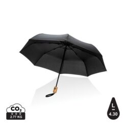 21" Impact AWARE™ RPET 190T bamboo auto open/close umbrella 21" Impact AWARE™ RPET 190T bamboo auto open/close umbrella