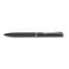 Roller cu gel Pentel EnerGel High Class, 0.7 mm, mecanism prin rasucire, mina albastra, corp metalic negru