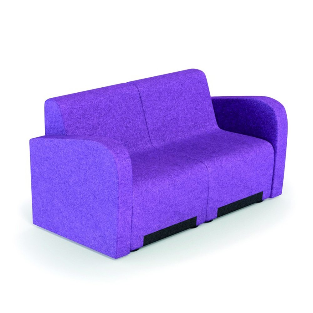 Canapea Rubico BR, 2 locuri, stofa, violet Canapea Rubico BR, 2 locuri, stofa, violet