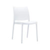 Scaun plastic RFG Milano, alb Scaun plastic RFG Milano, alb
