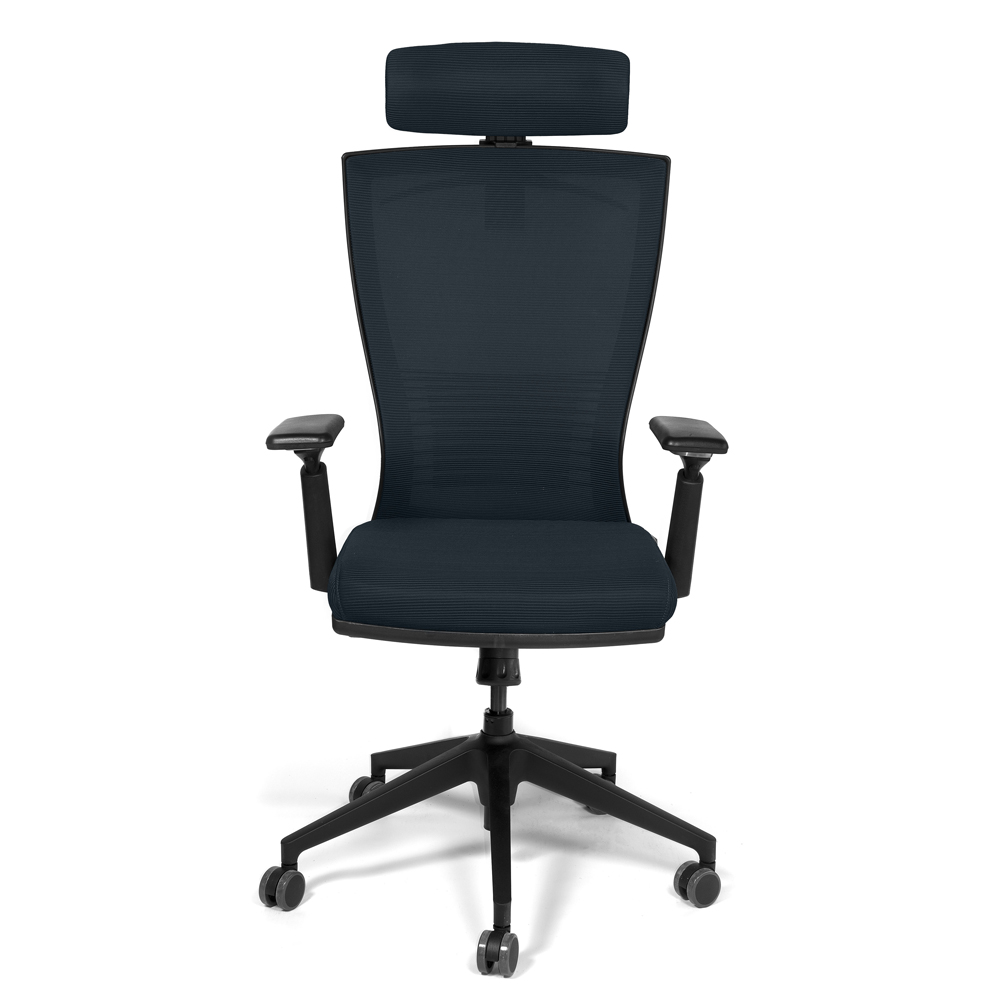 Scaun birou Bergamo, managerial, bleumarin Scaun birou Bergamo, managerial, bleumarin