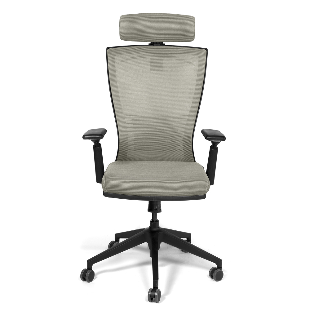 Scaun birou Bergamo, managerial, gri deschis Scaun birou Bergamo, managerial, gri deschis