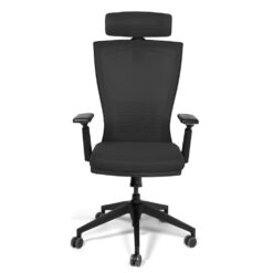 Scaun birou Bergamo, managerial, gri inchis