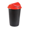 Cos colectare selectiva Flip Flap, capac rosu, 60 L Cos colectare selectiva Flip Flap, capac rosu, 60 L