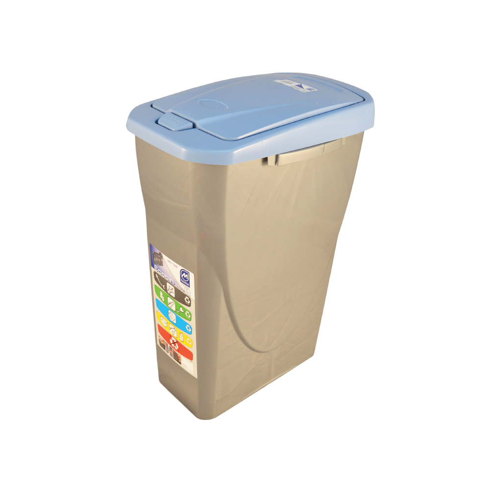 Cos Ecobin pentru colectare selectiva a deseurilor, 25 l, albastru Cos Ecobin pentru colectare selectiva a deseurilor, 25 l, albastru