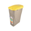 Cos Ecobin pentru colectare selectiva a deseurilor, 25 l, galben