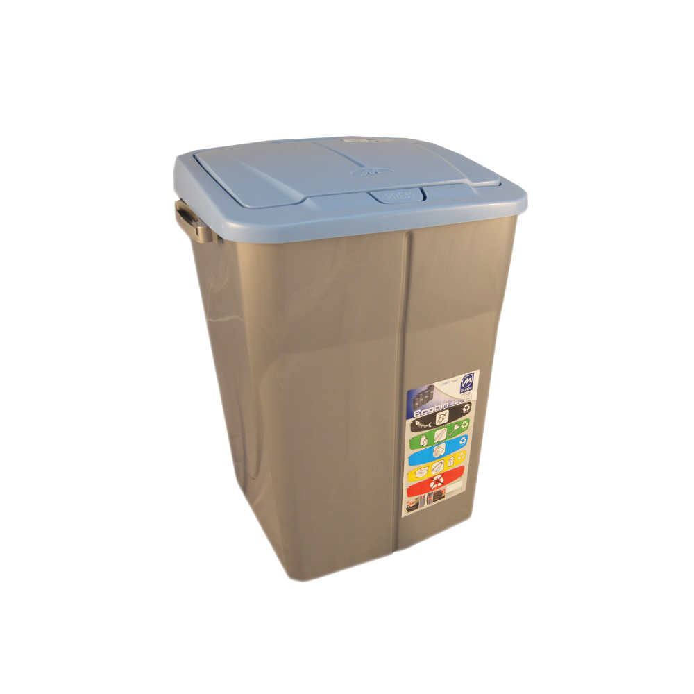 Cos Ecobin pentru colectare selectiva a deseurilor, 45 l, albastru Cos Ecobin pentru colectare selectiva a deseurilor, 45 l, albastru