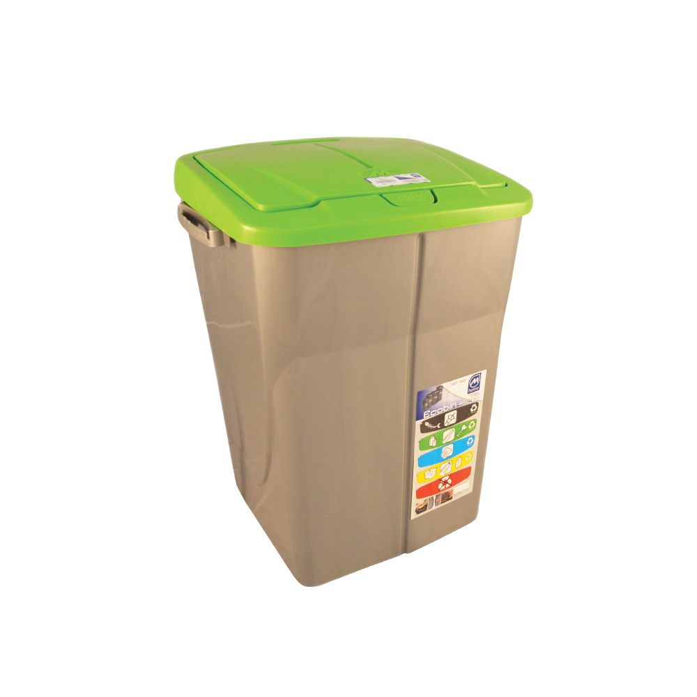 Cos Ecobin pentru colectare selectiva a deseurilor, 45 l, verde Cos Ecobin pentru colectare selectiva a deseurilor, 45 l, verde