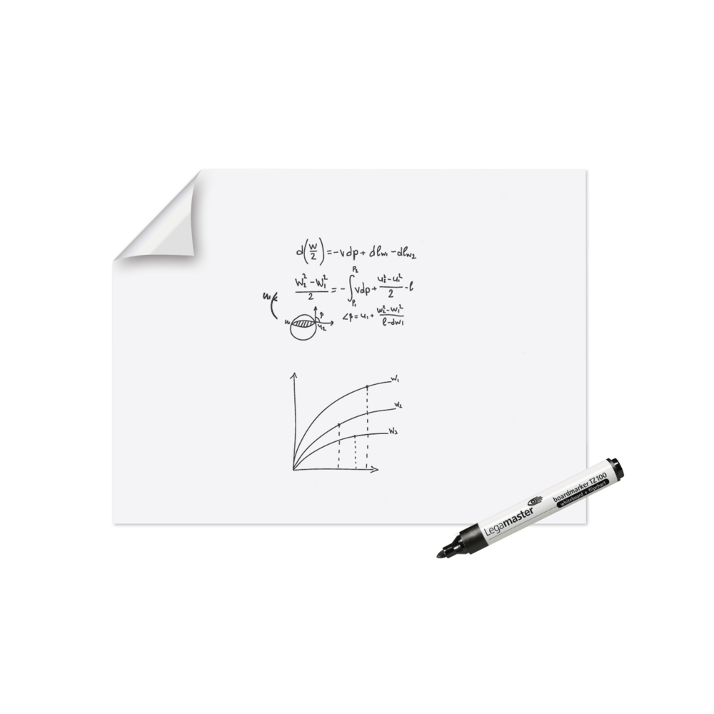 Folie Legamaster Magic Chart, pentru flipchart 90x120 cm Folie Legamaster Magic Chart, pentru flipchart 90x120 cm