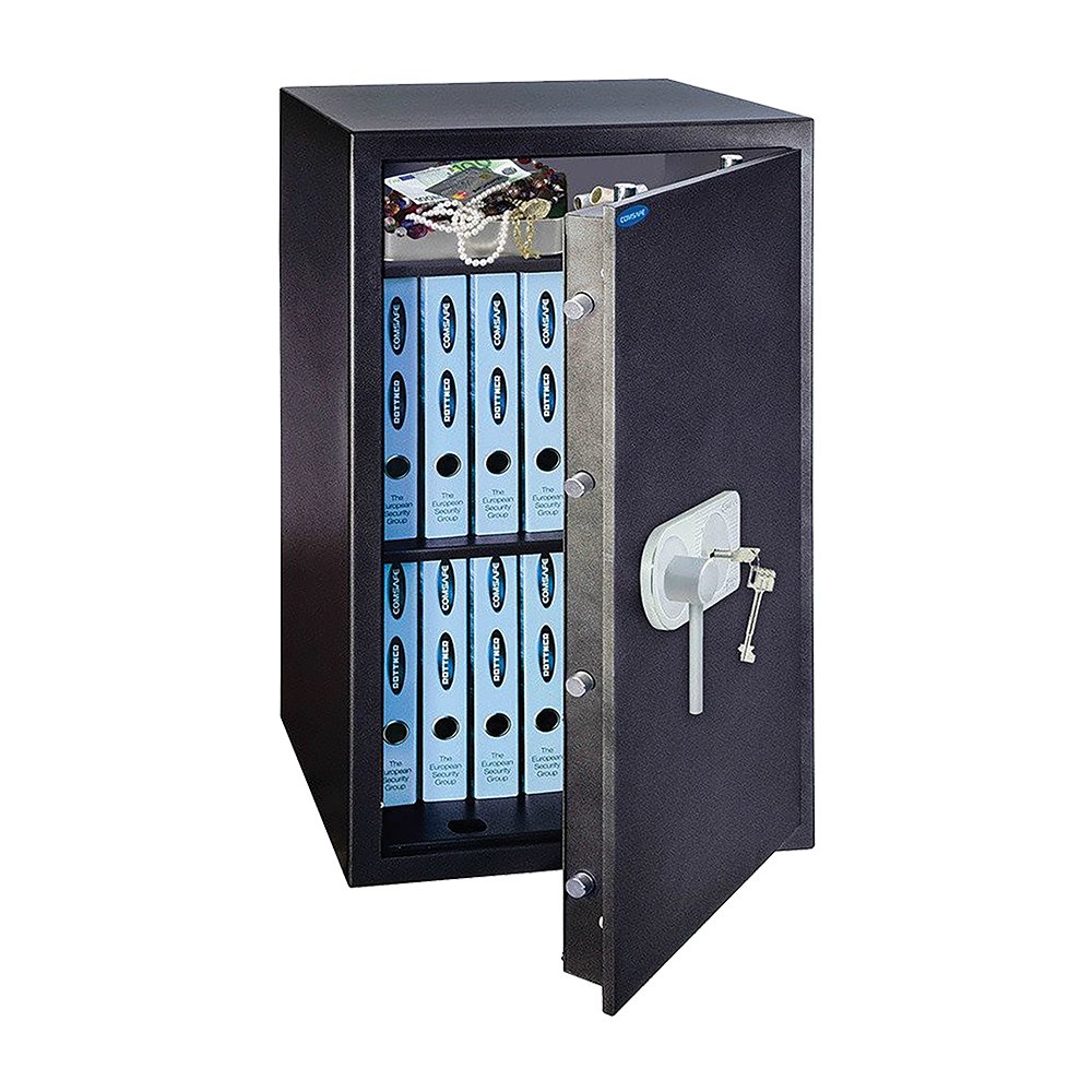 Seif TOSCANA85 incuietoare pe cheie 860x490x410mm, antracit, capacitate 102 litri, rezistent, durabil Seif TOSCANA85 incuietoare pe cheie 860x490x410mm, antracit, capacitate 102 litri, rezistent, durabil