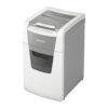Distrugator documente automat Leitz IQ Office, P5, micro-cut (particule), 150 coli, cos 44l, alb-gri Distrugator documente automat Leitz IQ Office, P5, micro-cut (particule), 150 coli, cos 44l, alb-gri